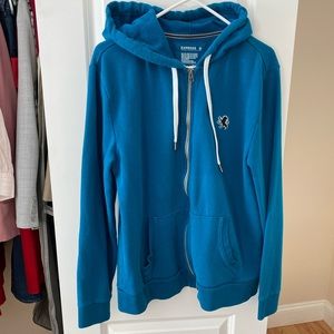 Men’s express teal hoodie